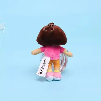 14cm Patiesu Dora Explorer Mīksto Kulons Plīša lelle dora mērkaķis, bērnu Dzimšanas dienas dāvanu pildījumu rotaļlieta bērniem dāvana ziemassvētkos