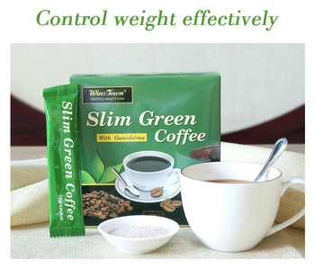 18 Teabags Slim, Zaļā Kafija ar Ganoderma Kontrolēt Svaru Detox Tēja Svara Zudums Slaidinošu, Tauku Dedzināšana Veselības Tējas Diēta Tabletes