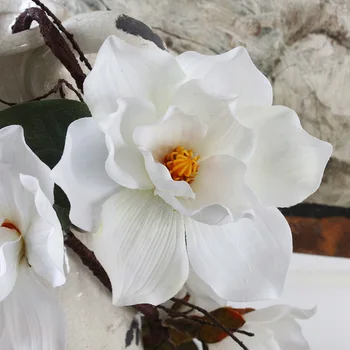 1pc 185cm Neilona ilgi cilmes acālijas Magnolijas Mākslīgo ziedu filiāles patvaļīgi lieces viltus ziedu kāzu mājas rotājumi