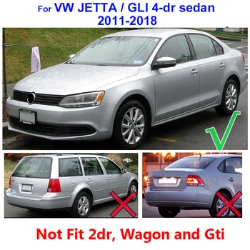 2011. - 2018. gadam Volkswagen VW Jetta Kravas Boot Starplikas Aizmugurē, Bagāžnieka Paklājiņu Renes Grīdas Paklāju Protector 2012 2013 2016 2017