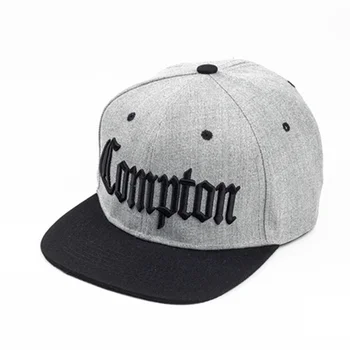 2018 jaunu Compton izšuvumi beisbola Cepures Modes regulējams Kokvilnas Vīriešu Cepures Traker Cepures Sieviešu Cepures hop snapback Cap Vasaras