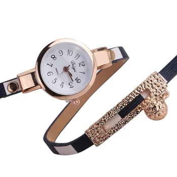 2019 Modes Skatīties Sieviešu Luksusa Svītru Stila Sieviešu Skatīties Dāmas Kleita Ādas Aproce Skatīties horloges vrouwen montres femme