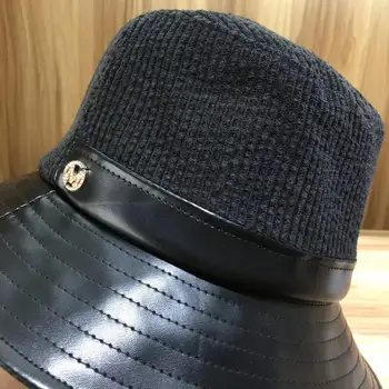 202008-YY rudens Velveta raibs mākslīgās ādas pu modes iela atpūtas kausa klp vīrieši sievietes zvejnieku cepure