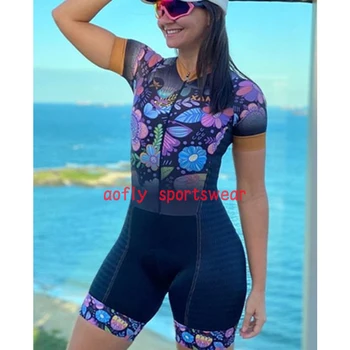 2020Xama PRO Sieviešu Īsām Piedurknēm Apģērbs Velo Triatlona Tērps, Velosipēdu Skinsuit Komplekti Maillot Ropa Ciclismo Velosipēdu jumpsuit Komplekti