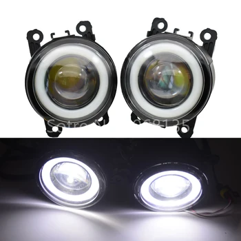 2x LED Miglas lukturi Angel Eye Dienas Gaismas lukturi dienas gaitas lukturi Ford EcoSport 2013. gada līdz 2017. gadam Ford Fiesta Van Lodziņā 2003-