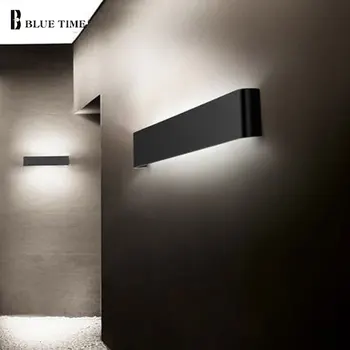 36W Taisnstūra Beidzis Moderno LED Sienas Apgaismojums, Lai Vannas istabā, Guļamistabā, Dzīvojamā Istabā Spoguļa Priekšā Gaismas LED Sienas Lampas AC 110V, 220V