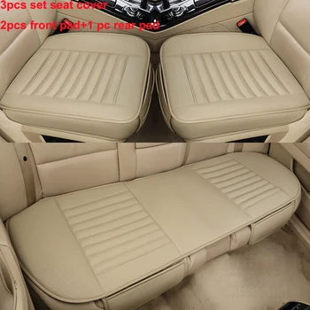 4 durvju Auto sēdekļa vāku PU ādas car styling sēdekļa vāku spilvenu ford fusion focus 2 mondeo mk3 mk4 kugas Malas Ecosport Fiesta