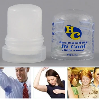 60g kristāla dezodorants alauns stick ķermeņa underarm dezodorants vīriešiem un sievietēm pretsviedru dezodorants stick