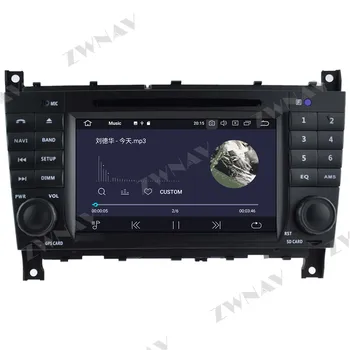64GB DSP Carplay Benz C-Klase W203 2004 2005 2006 2007 Android 10 Multimediju GPS Auto Audio Stereo Radio Diktofons Galvas Vienības