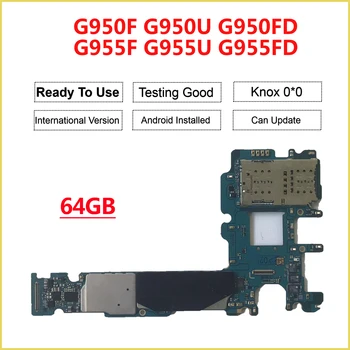 64GB Mātesplati Atslēgt Galvenais Mātesplates Nomaiņa Samsung Galaxy S8+Plus G955F G955FD G950FD S8 G950F G950FD G950U