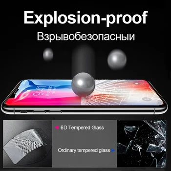 6D Rūdīta Stikla Samsung Galaxy Note 10 S10 Lite J6 J4 A6 A8 Plus J8 A7 2018 Stikla Samsung A50 A70 A71 Ekrāna Aizsargs