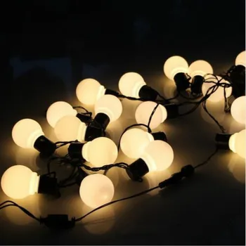 6m 20 Led Kāzu String Pasaku Gaismas Ziemassvētku LED Globe Vīt Spuldzes Led Pasaku String Light Party Brīvdienās Dārza Vainags