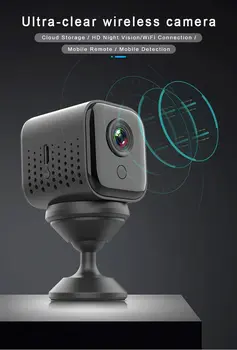 Akumulatora Bezvadu 1080P WiFi IP Kameras Tīkla Drošības Kameras Portatīvie Mini DV Kameras Tālvadības Skatu Audio Mākonis Uzglabāšanas Mājās Droši