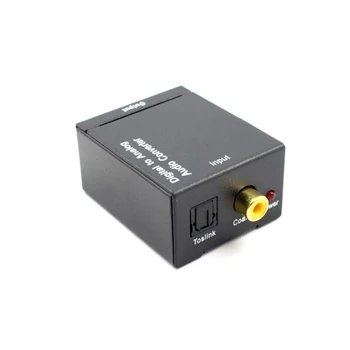APK Pastiprinātājs Dekoderi SPDIF Ciparu uz Analogo Audio Converter Toslink Koaksiālā Signāla uz RCA R/L Audio Decoder SPDIF ATV