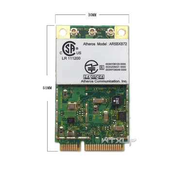 Atheros AR5418 AR5008 2.4 GHz&5.0 GHz 300Mbps Mini WiFi PCI-e Adapteri Bezvadu WLAN Karti ThinkPad X60 X60S X61 R60 T60 R60