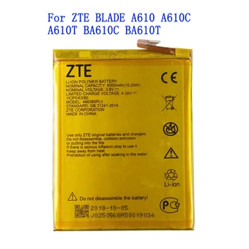Augstas kvalitātes 4000mAh 466380PLV Akumulatoru ZTE BLADE A610 A610C A610T BA610C BA610T tālruņa akumulatora