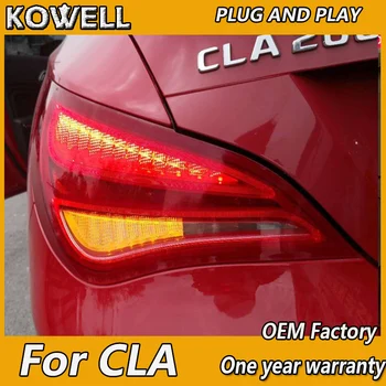 Auto Stils Galvas Lampas Benz CLA-2019 VISI LED Taillight OEM VERSIJA, pagrieziena signāla led aizmugures lukturi