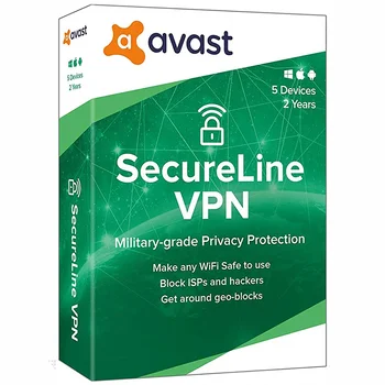 Avast SecureLine VPN - Genuine Licence, Atslēga Instant - Kalpošanas Aktivizācijas Piegādi tajā Pašā dienā