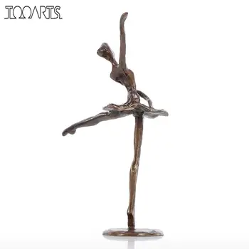 Baleta Deju skulptūru mūsdienu mākslas Baleta Meitene Dzelzs Statuetes Statuja Balerīna Statuja Sievietes Statuja, Home Decoration accessories