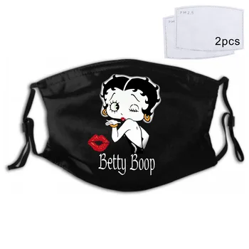 Betty Boop Multiplikācijas filmu Klasika Skūpsts AdultMask maska