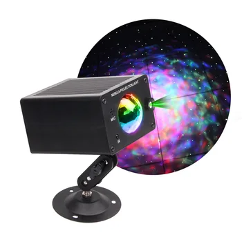 Bezmaksas Piegāde LED Galaxy Posmā Spēkā Apgaismojums Strobe Lāzera Projektoru Nakts Diskotēka Balle Ziemassvētku Lampas DJ Puse