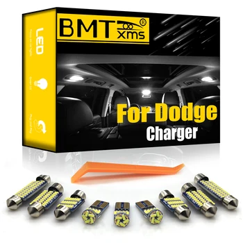 BMTxms Par Dodge Charger 2006-2020 Canbus Transportlīdzekļa LED Interjera Kartes Dome Bagāžnieka Durvis Spuldzes, Automašīnu Apgaismojums Piederumi