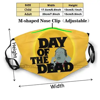 Bub Mirušo Atkārtoti Sejas Maska Mazgājams Pm2.5 Modes Maska Dienā, Dead Bub Džordžs Ir Romero Filmas Šausmu