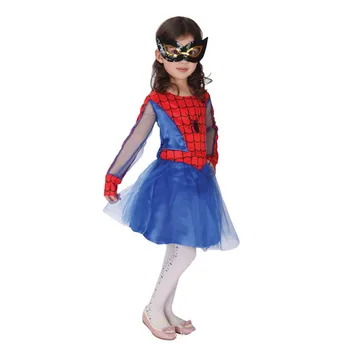 Bērniem Spider Meitenes Cosplay Kostīmi Kostīms Bērniem Jaunajā Gadā Purima Iedomātā Puse