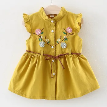 Bērnu, Meiteņu Kleitas Jaunā Pavasara Bērniem, Apģērbs Jaundzimušajiem Meitenes Pusi Princese Kleita Cute Dot Modelis Bumbu Kleita Meitene, Zīdaiņu Apģērbs