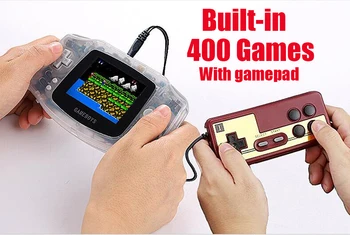 Coolbaby Rokas Spēle Spēlētāji RS-5 Retro Iebūvēts 400 spēles Portatīvie Mini 8-Bitu 3,0 Collu Krāsu LCD Spēle Atskaņotājs + G