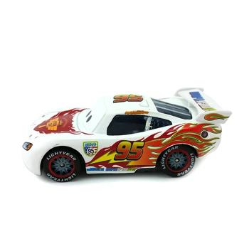 Disney Pixar Automašīnām White Lightning McQueen Metāla Lējumiem Rotaļu Auto 1:55 Zaudēt Pavisam Jauns Akciju Un Bezmaksas Piegāde