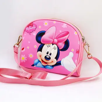 Disney princess bērniem, pu soma, plecu karikatūra meitene soma messenger Saldēti Elsa somā Mickey mouse minnie mazulis soma dāvanu maku