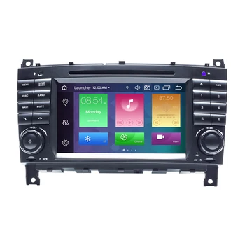 DSP 64G 2 Din Android 10 Automašīnas radio, DVD GPS For Mercedes/Benz W203 W219 W169 A160 C180 C200 C230 C240 CLK200 CLK22Multimedia