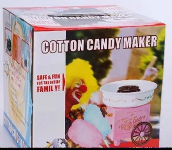 Elektriskās Mini Saldu kokvilnas konfektes maker mašīna nostalģija DIY Kokvilnas Candy cukuru mašīna bērniem dāvanu bērniem, meitene, zēns 220V