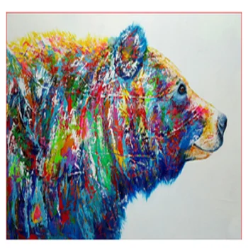 Eļļas Glezna Ar Ko Numuri 40x50 Rāmis Sedz Dzīvnieku Krāsaina Akrila Krāsas Pieaugušajiem Krāsošana Ar Numuru Attēlu Apdare Māksla