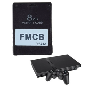 FMCB v1.953 Kartes Atmiņas Kartes PS2 Playstation 2 Free McBoot Karti 8MB 16 MB 32MB 64MB OPL MC Sāknēšanas Programma Kartes