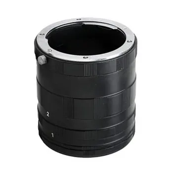 Fotokameras Adapteris Macro Extension Tube Ring For Nikon d7000 d7100 d5300 d5200 d5100 d5000 d3100 d3200 d3000 d90 d80 d70 d60 DSLR