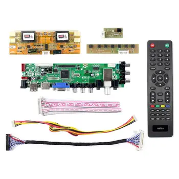 HD MI VGA, AV, USB LTV DTV LCD Valdes Darbu M170EG01 M170EG02 M170EN01 M170EN04 M170EN05 M170EN06 LM170E03 LTM170EX LTM170EU