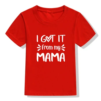 I Got To No Mana Mama Smieklīgi Bērniem Tshirt Toddler Zēni Meitenes Īsām Piedurknēm Burtiem Iespiests T-krekls Ikdienas Bērnu Modes T Krekls