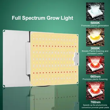Ir 2021. Jaunākās LED Augt Gaismas 600W Ar UV IS Pilna Spektra Samsung Lm281b+ Mikroshēmas, telpaugi VEG/Stādi/Puķu