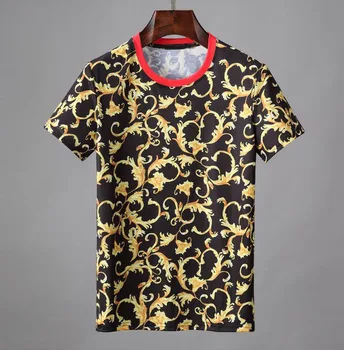 Jauku Iespiests T Krekls Vīriešiem augstākās kvalitātes Gadījuma O-veida kakla Vīriešu t Greznu dizainu ar Īsām Piedurknēm tees