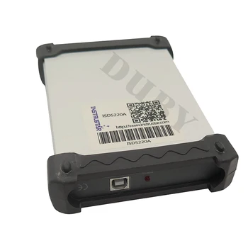 Jauns 2 Kanāli ISDS220A 2 IN 1 GAB USB Virtuālo Digitālo Oscilloscop+Spektra Analizatori 60MHz 200MSa/s