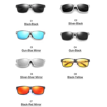 Jaunu Visu Alumīnija Polarizētās Saulesbrilles, Vīriešu un Sieviešu Vadītāja Spogulis Zvejas Brilles Augstas Kvalitātes Brilles