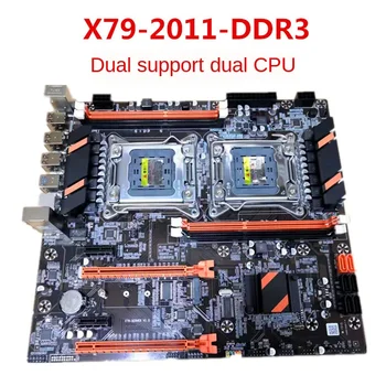 Jaunā X79 dual-ceļu datoru mātesplati 2011-pin atbalsta ECC DDR3 atmiņas ēst vistas spēli studijas atvērt vairāk