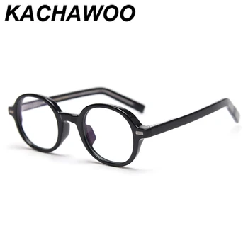 Kachawoo optiskās brilles rāmis retro TR90 caurspīdīga melna sieviešu ovālas brilles vīriešu briļļu ietvaru unisex piederumi