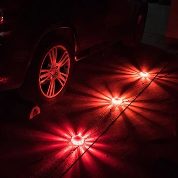 LED Magnētisko Apļveida Avārijas Mirgo Brīdinājuma Ceļa Drošības Gaismas Lampas