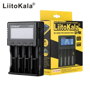LiitoKala Lii-PD4 Lii-PL4 lii-S2 lii-S4 lii-402 lii-202 lii-100 akumulatora Lādētāju 18650 26650 21700 litija, NiMH baterija