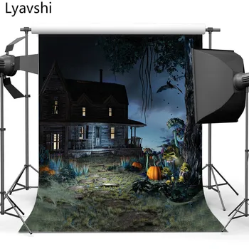 Lyavshi Halloween Backdrops Vinila Backdrops par Fotogrāfiju, Mīl studija Foto Halloween Pusei Fotografēšanas Fona