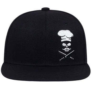 Modes mens beisbola cepure Šefpavārs Grils Seržants Gatavošanas Pirātu Cepures kokvilnas Snapbacks cepures, vīriešu, sieviešu, sporta hip hop klp cepures gorras