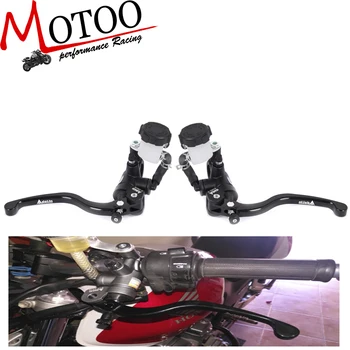 Motoo - Motociklu 16X18 Bremžu galvenais Cilindrs + Adelin 16x18 Sajūga galvenā Cilindra HONDA R6 FZ6 GSXR600